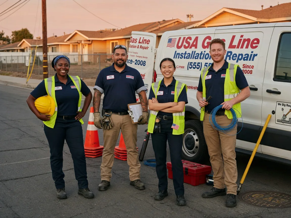 Gas Line Installation company in Pleasantville, IA
